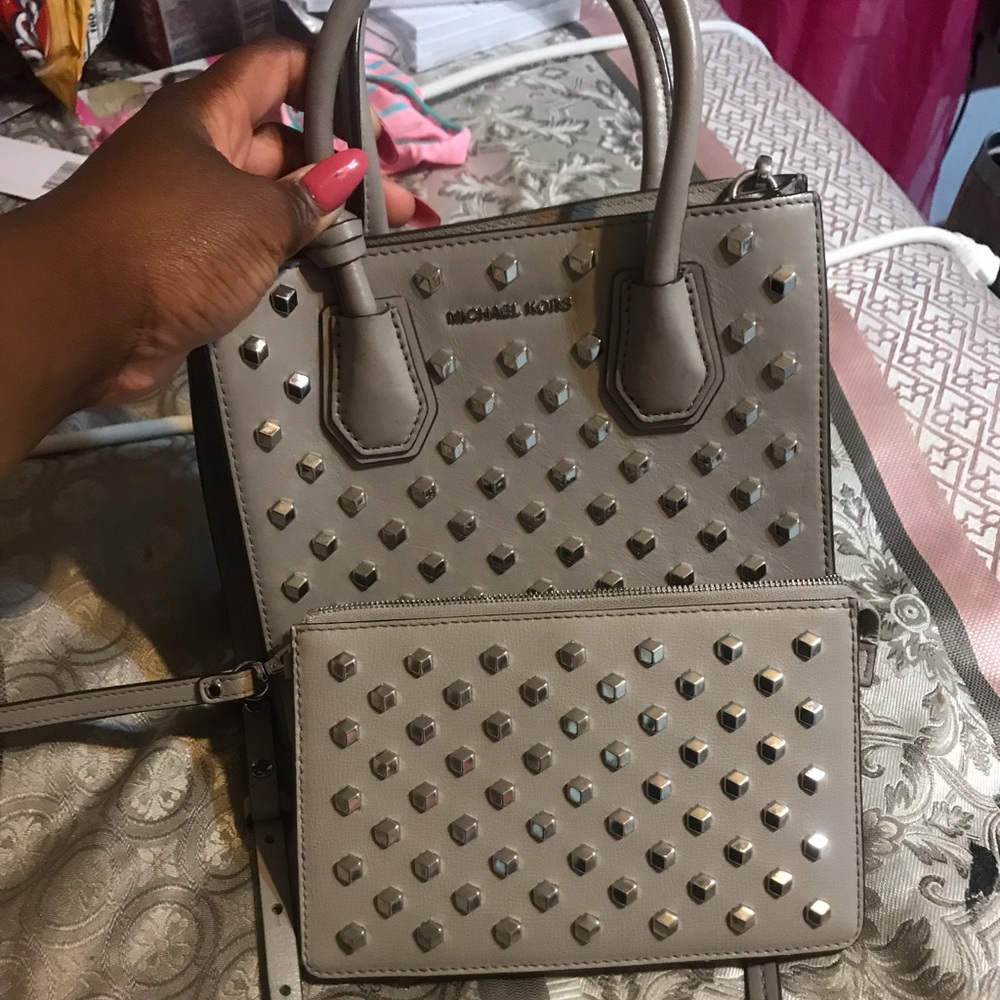 Mk studded cross body